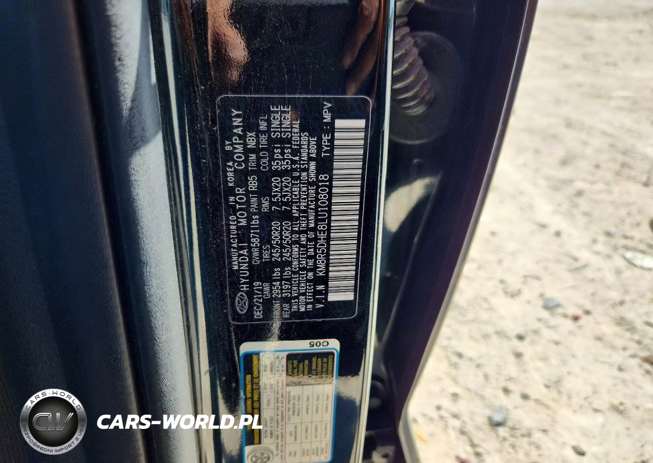 2020 Hyundai Palisade Limited VIN:KM8R5DHE8LU108018 - 14