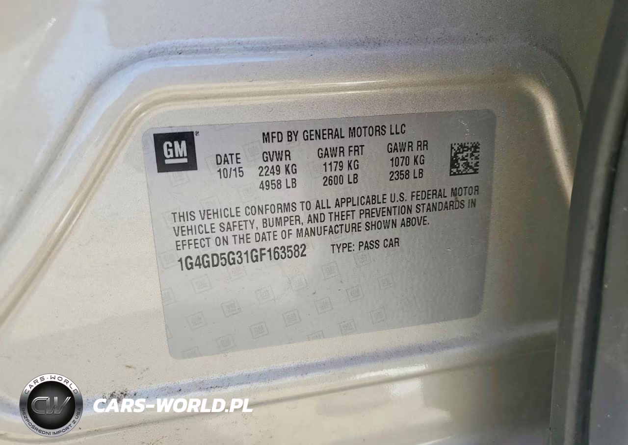 2016 Buick Lacrosse Premium VIN:1G4GD5G31GF163582 - 12
