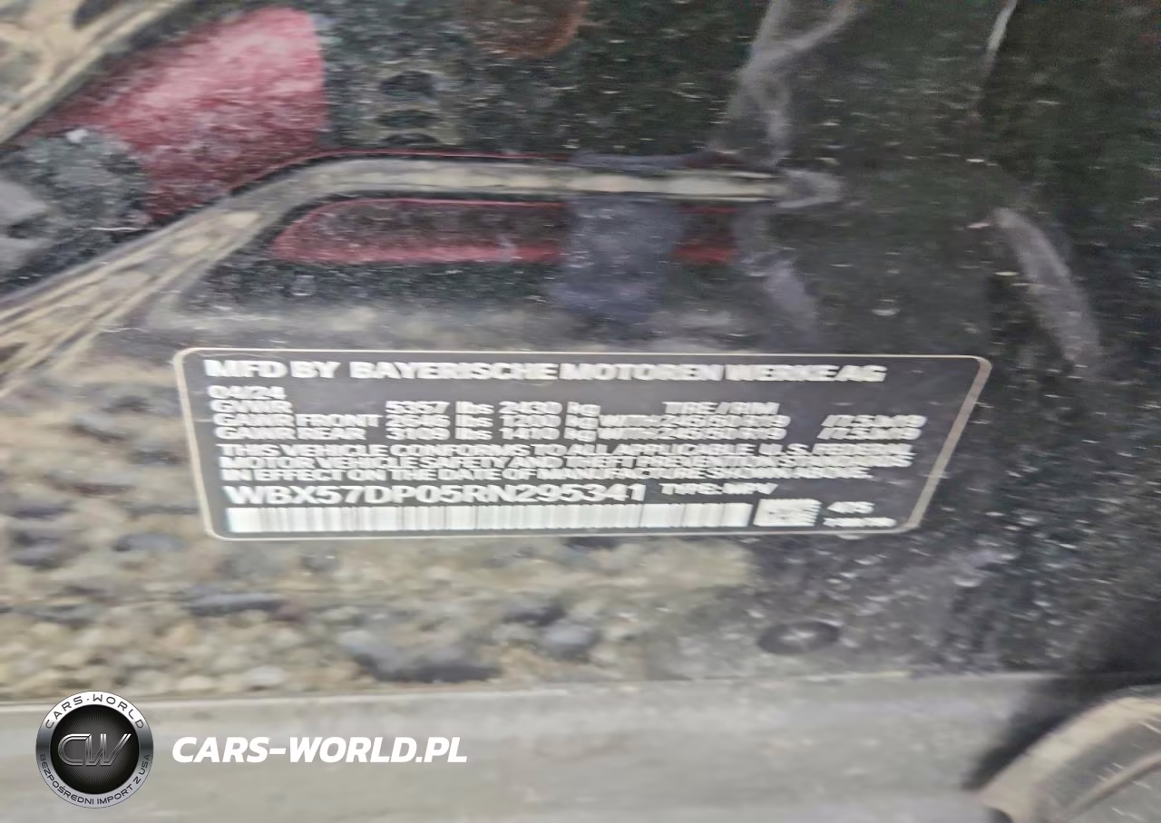 2024 BMW X3 xDrive30I VIN:WBX57DP05RN295341 - 12