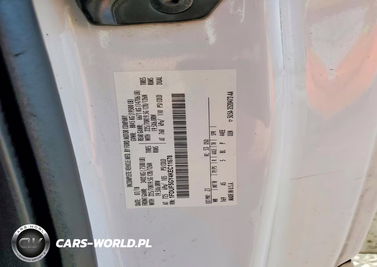2019 Ford F550 Super Duty Cable Placer Bucket Truck VIN:1FDUF5GY4KEC11678 - 12