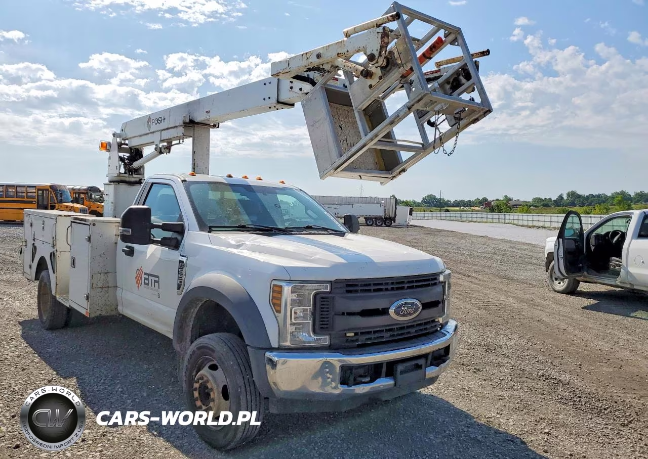 2019 Ford F550 Super Duty Cable Placer Bucket Truck VIN:1FDUF5GY4KEC11678 - 4