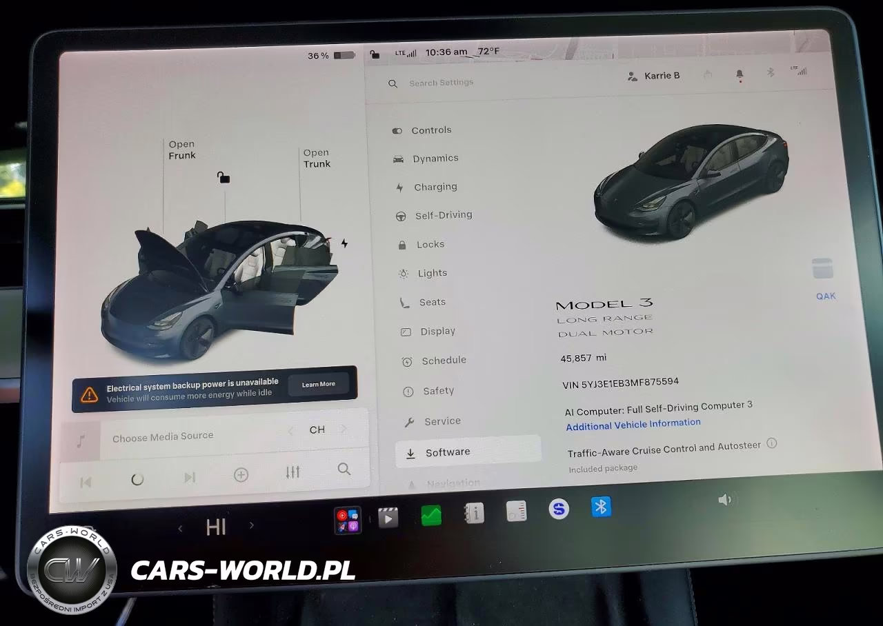 2021 Tesla Model 3 VIN:5YJ3E1EB3MF875594 - 9