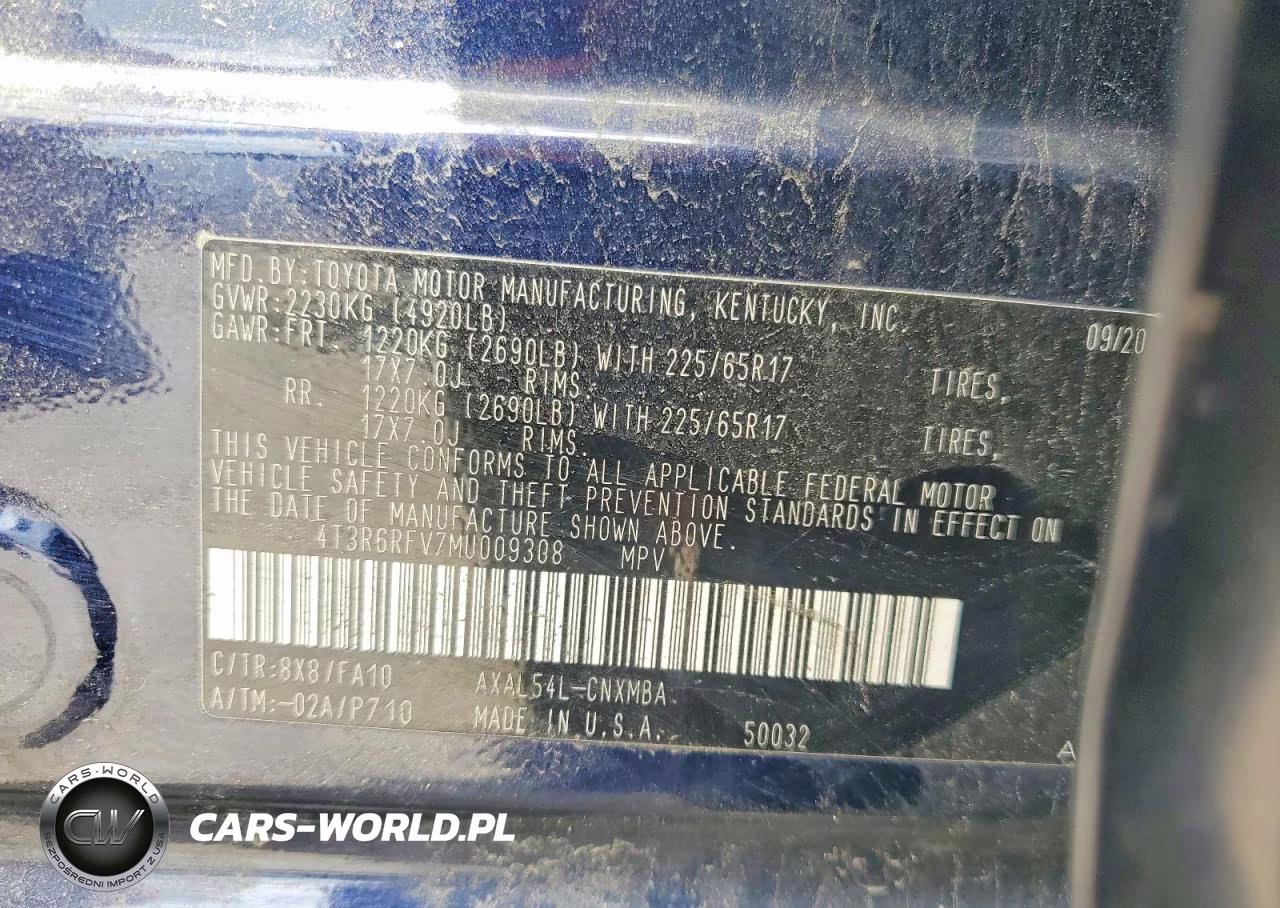 2021 Toyota Rav4 Hybrid Xle VIN:4T3R6RFV7MU009308 - 14