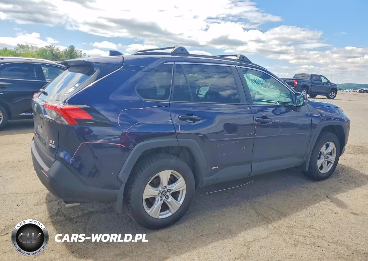 2021 Toyota Rav4 Hybrid Xle VIN:4T3R6RFV7MU009308 - 3