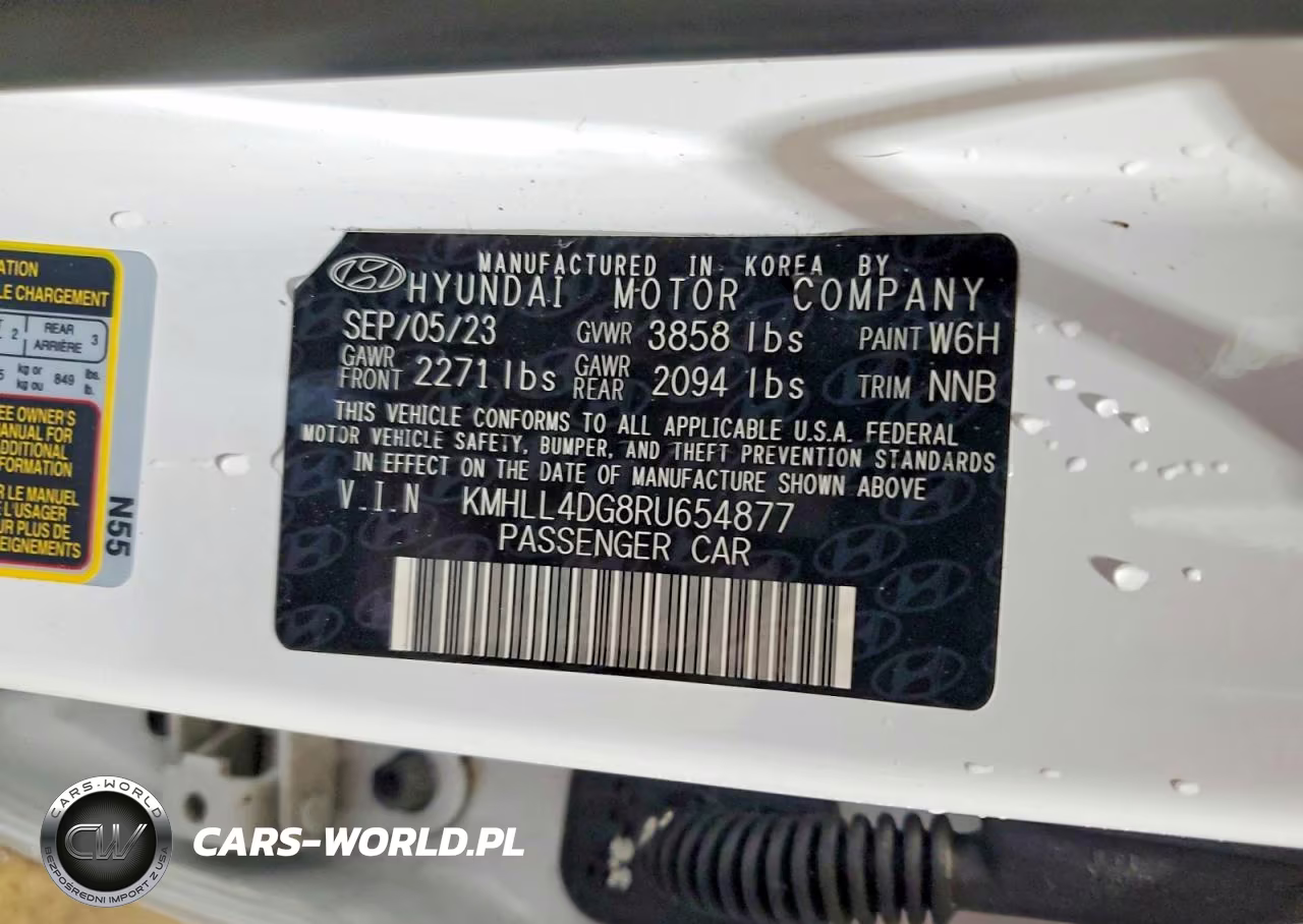 2024 Hyundai Elantra Se VIN:KMHLL4DG8RU654877 - 13
