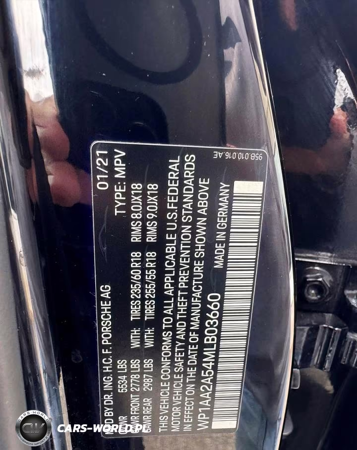 2021 Porsche Macan VIN:WP1AA2A54MLB03660 - 14
