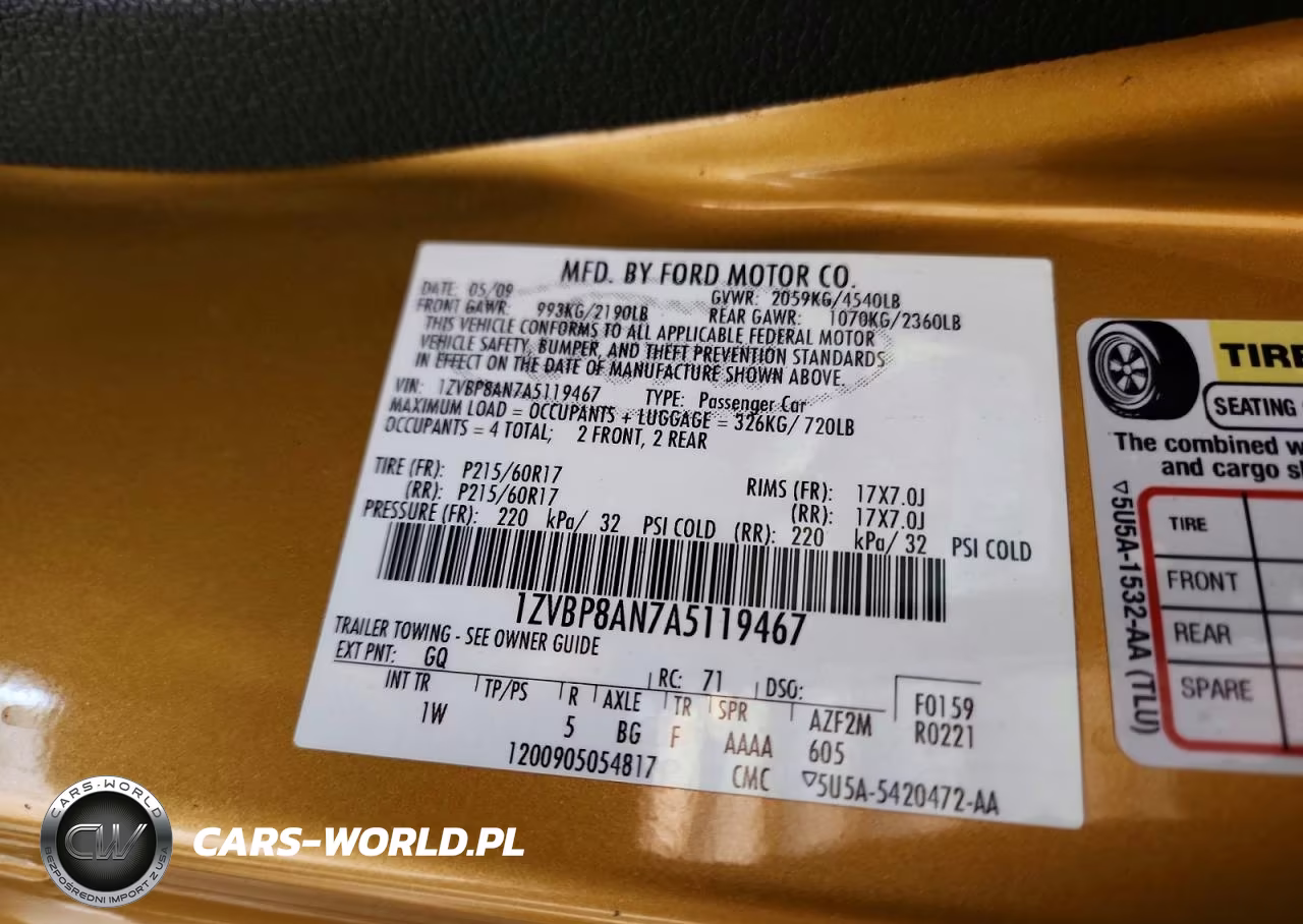 2010 Ford Mustang VIN:1ZVBP8AN7A5119467 - 13