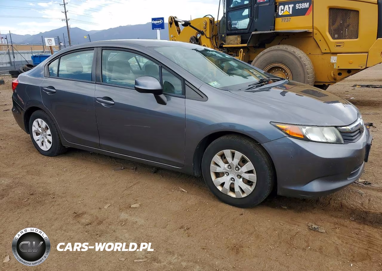 2012 Honda Civic Lx VIN:2HGFB2F52CH311613 - 4