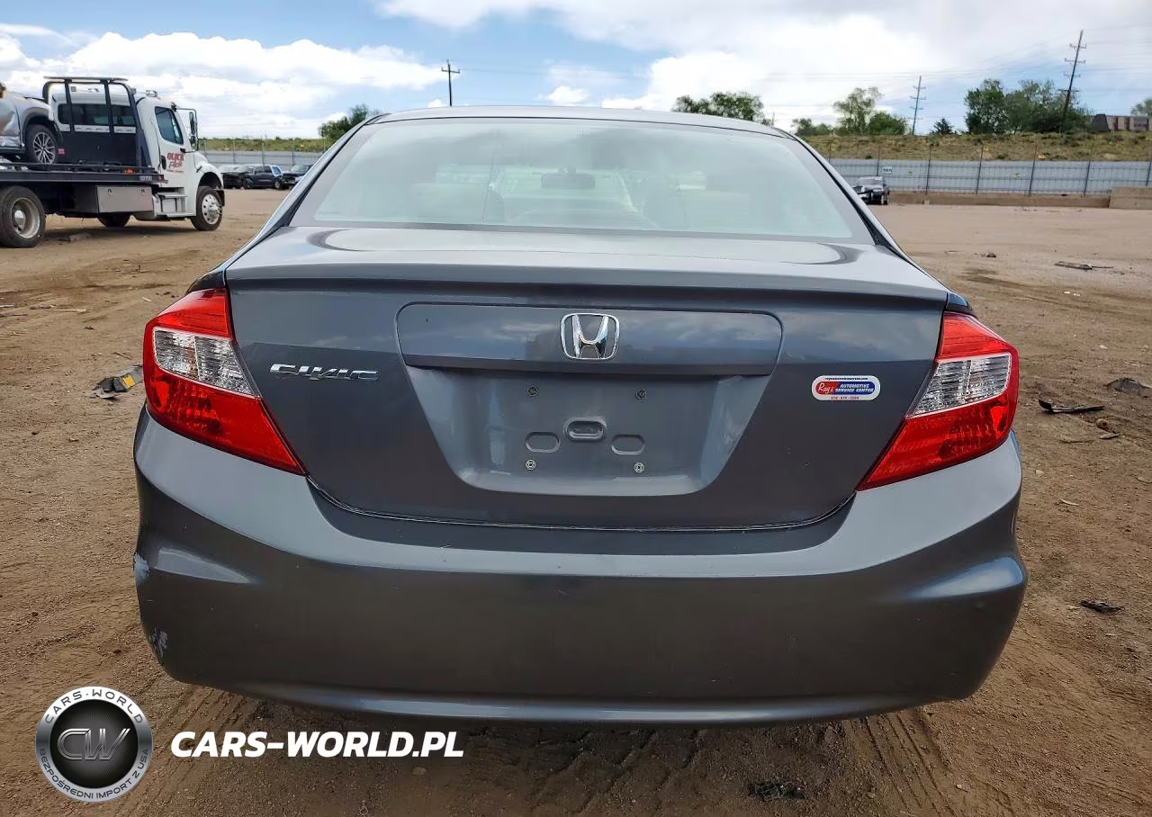 2012 Honda Civic Lx VIN:2HGFB2F52CH311613 - 6
