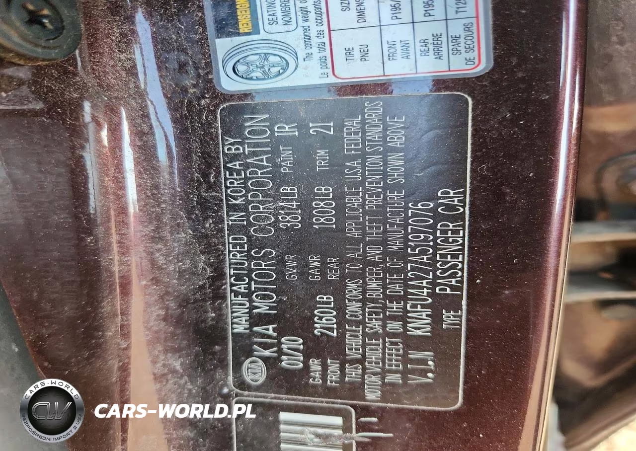 2010 Kia Forte Ex VIN:KNAFU4A27A5197076 - 12