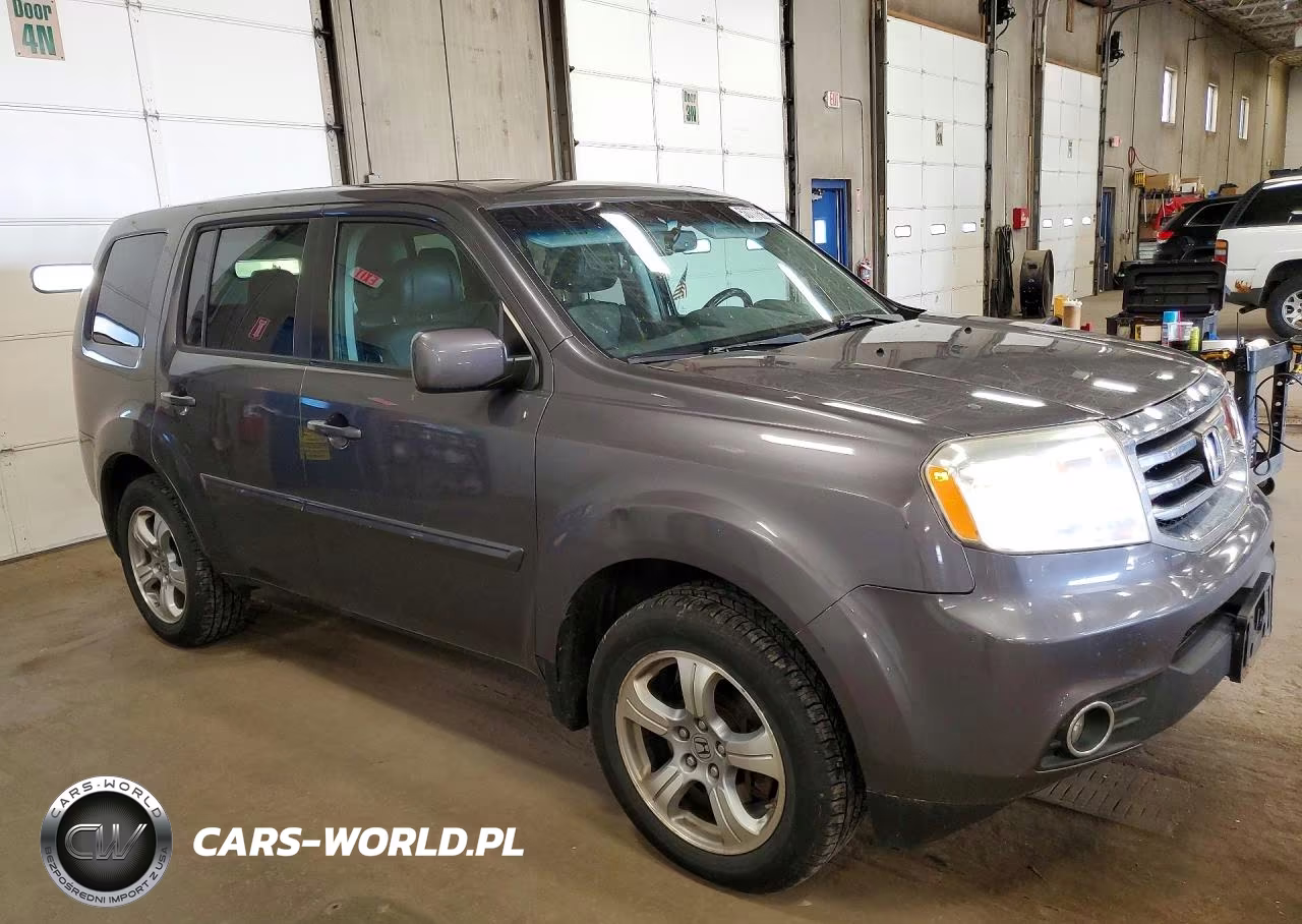 2014 Honda Pilot Exln VIN:5FNYF4H72EB055357 - 4