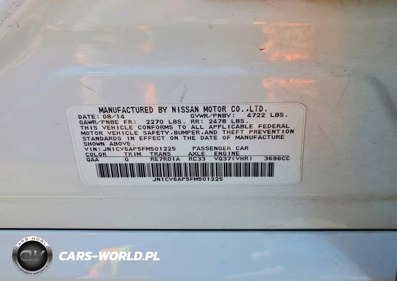 2015 Infiniti Q40 Base VIN:JN1CV6AP5FM501225 - 12
