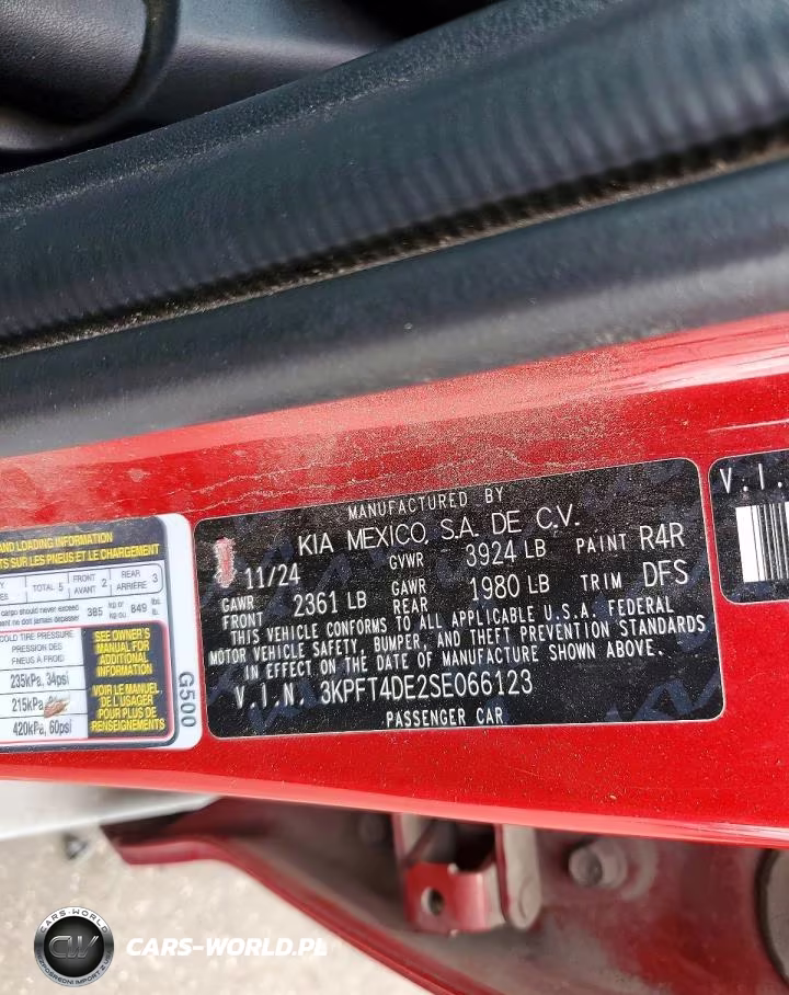 2025 Kia K4 Lxs VIN:3KPFT4DE2SE066123 - 13