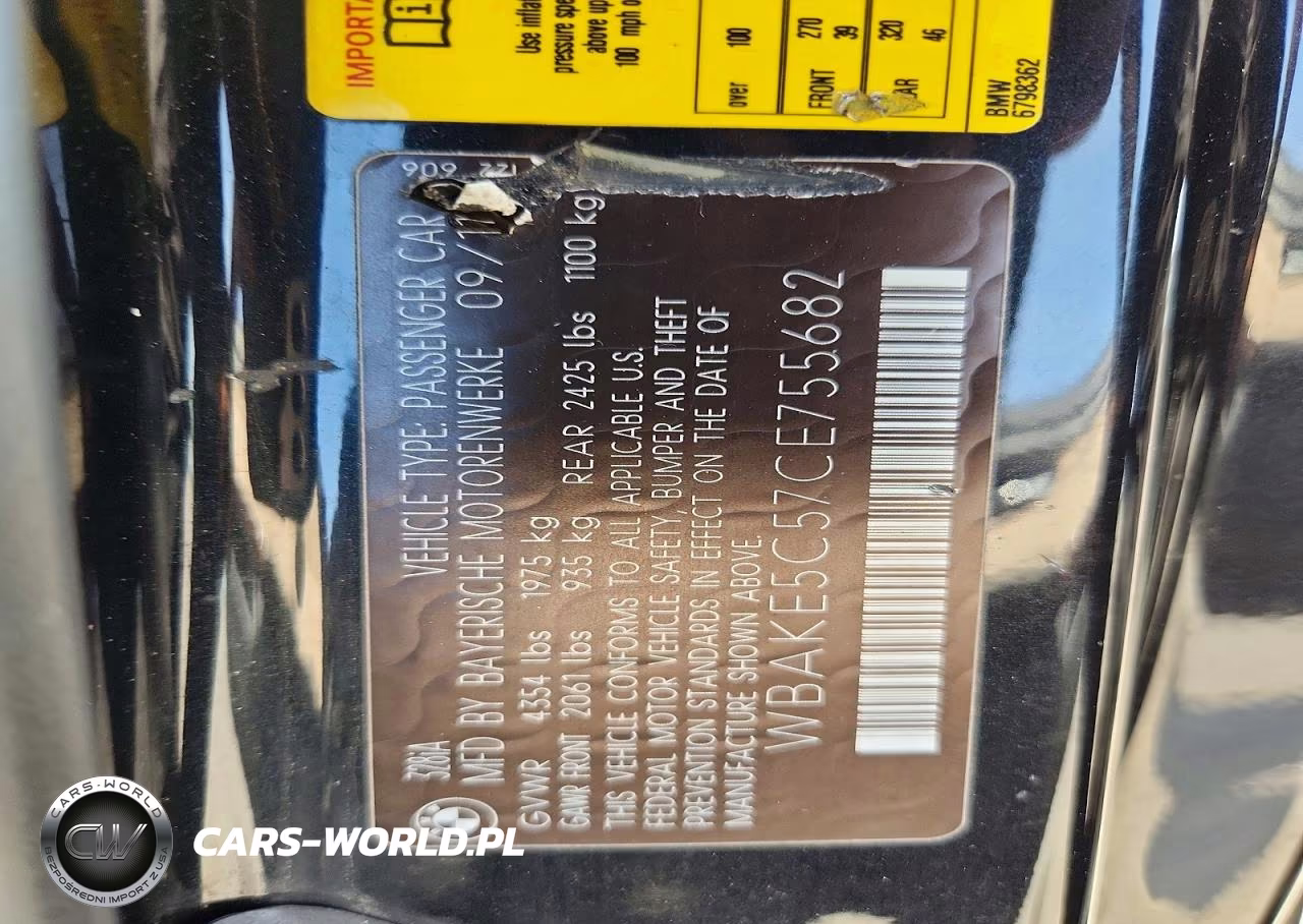 2012 BMW 328 I Sulev VIN:WBAKE5C57CE755682 - 13