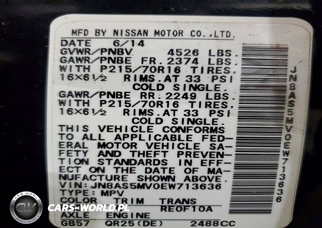 2014 Nissan Rogue Select S VIN:JN8AS5MV0EW713636 - 13