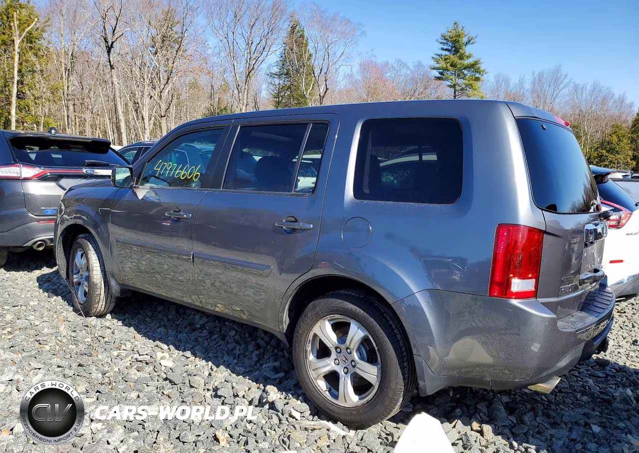2012 Honda Pilot Exl VIN:5FNYF4H51CB063512 - 2