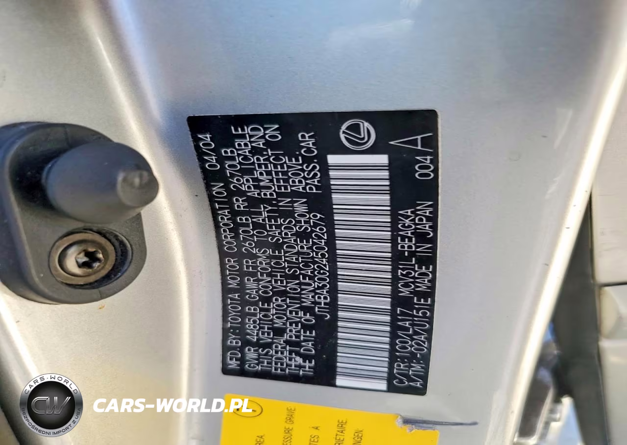2004 Lexus Es 330 VIN:JTHBA30G245042679 - 12