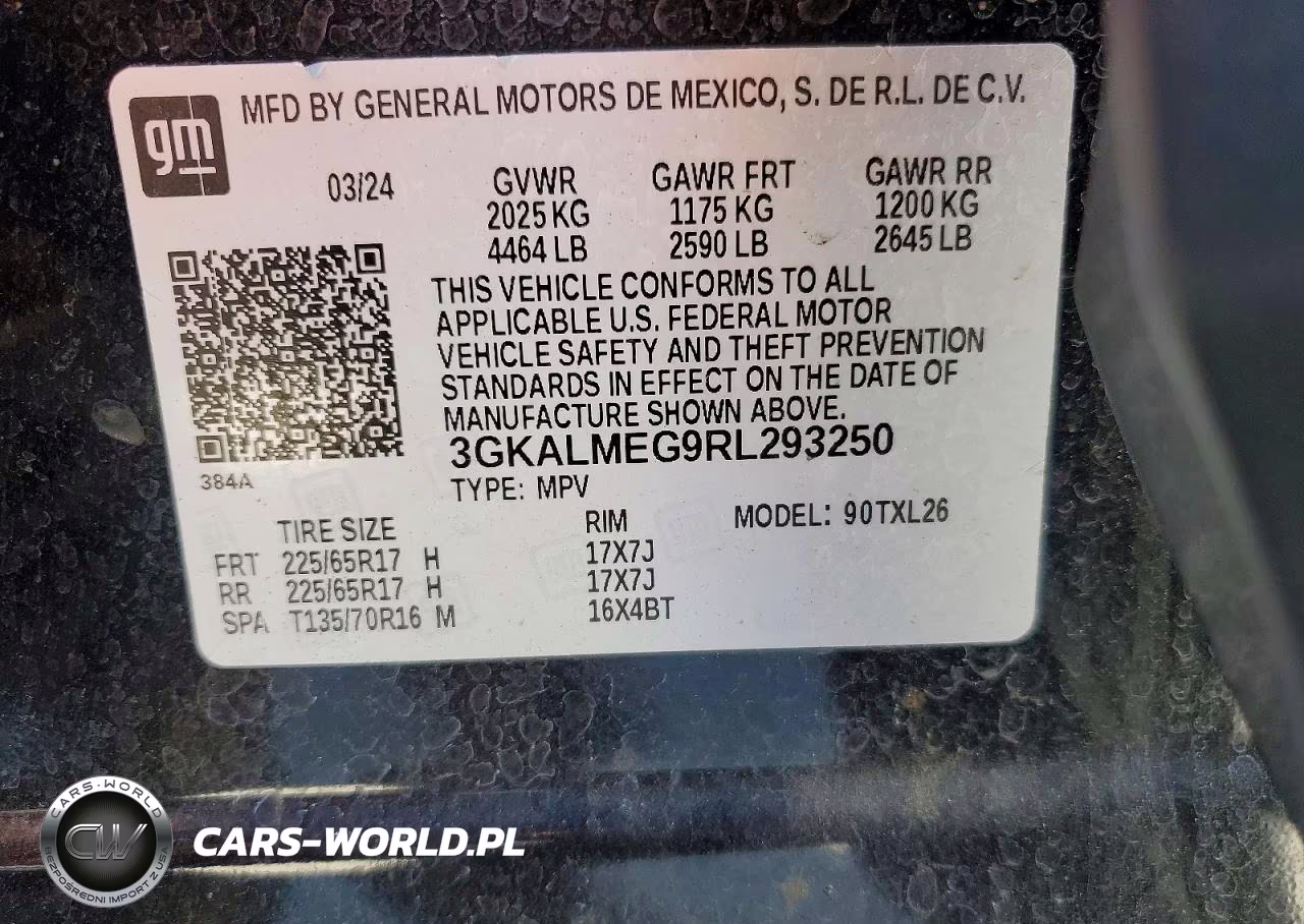 2024 GMC Terrain Sle VIN:3GKALMEG9RL293250 - 13