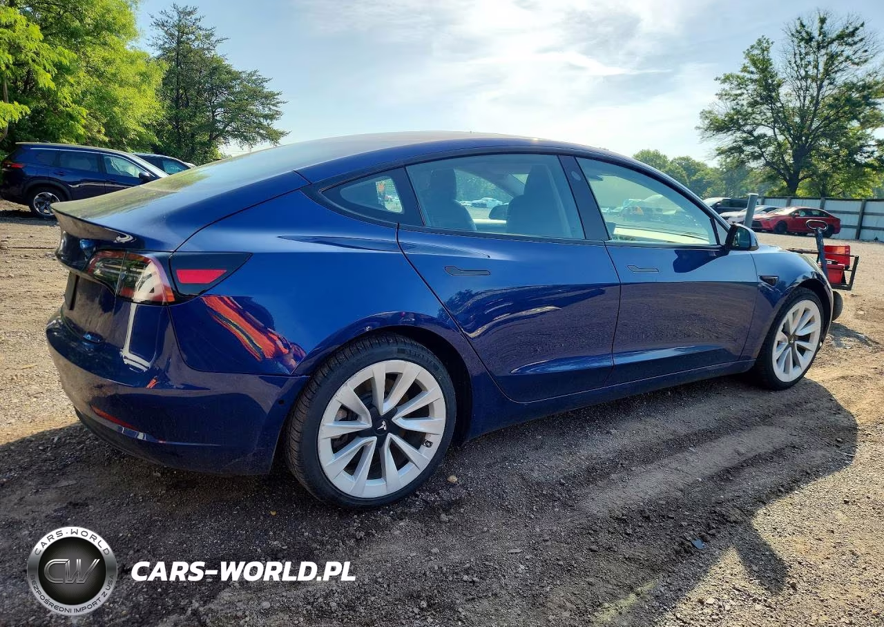 2022 Tesla Model 3 VIN:5YJ3E1EA5NF372593 - 3