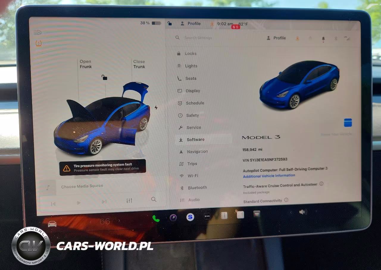 2022 Tesla Model 3 VIN:5YJ3E1EA5NF372593 - 9