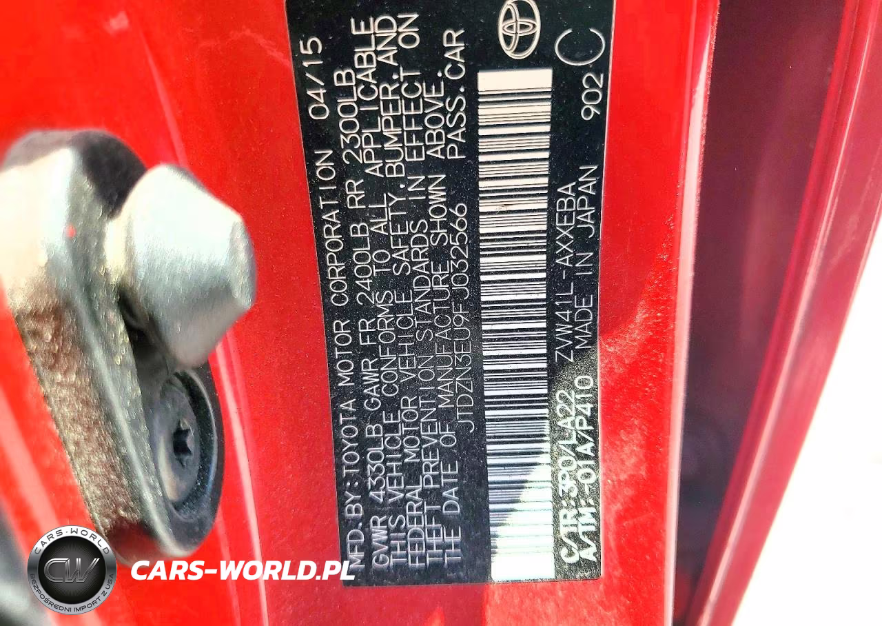 2015 Toyota Prius V Five VIN:JTDZN3EU9FJ032566 - 14