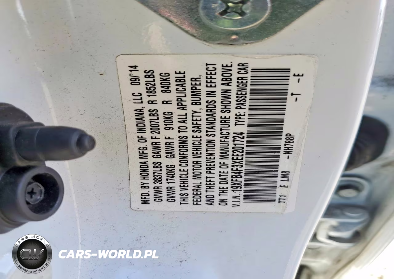 2014 Honda Civic Hybrid L VIN:19XFB4F3XEE201724 - 13