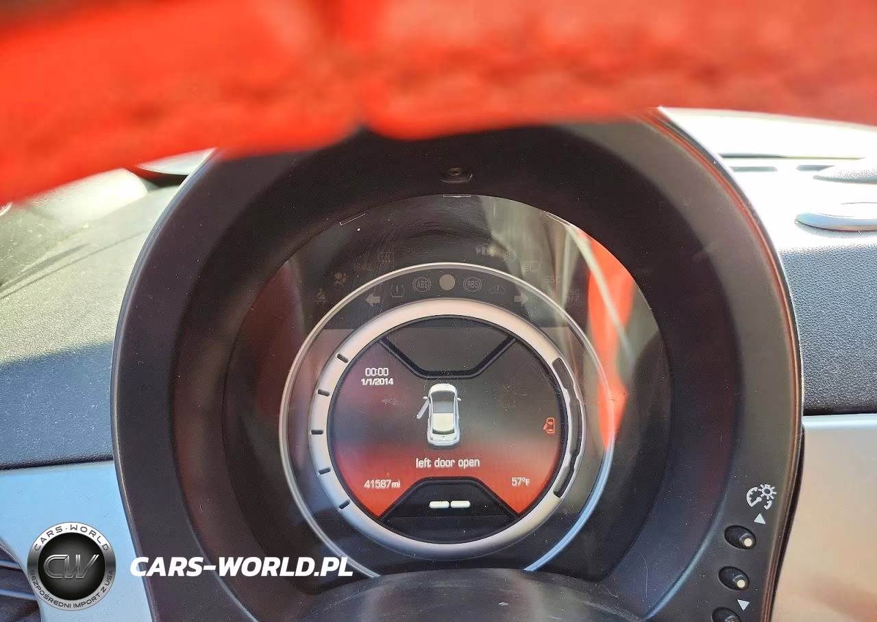 2015 Fiat 500 Electric VIN:3C3CFFGE7FT623440 - 9