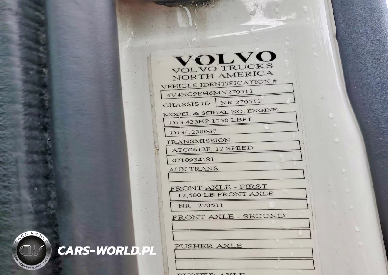 2021 Volvo Vn VIN:4V4NC9EH6MN270511 - 10