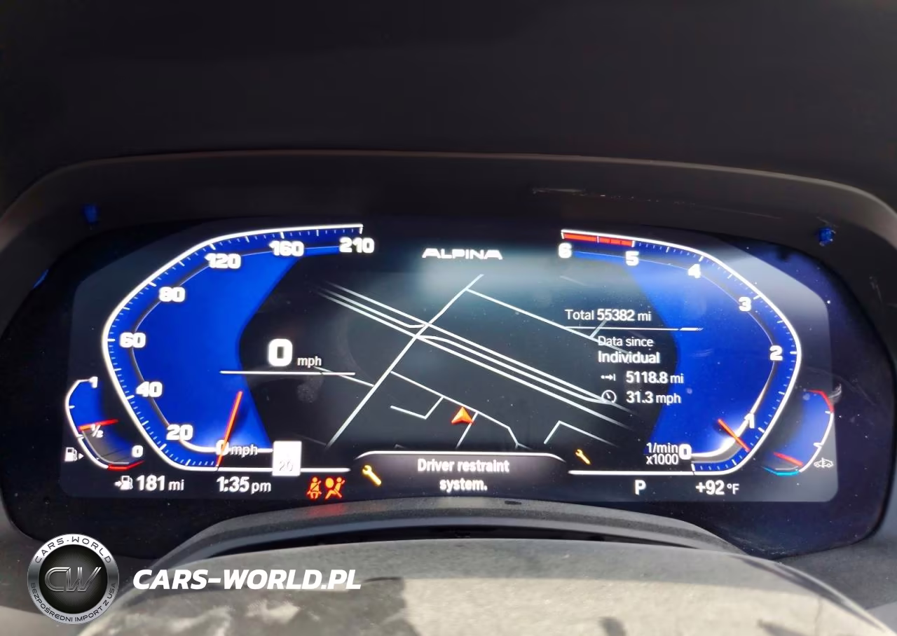 2022 BMW X5 M VIN:5YMJU0C05N9L41344 - 9
