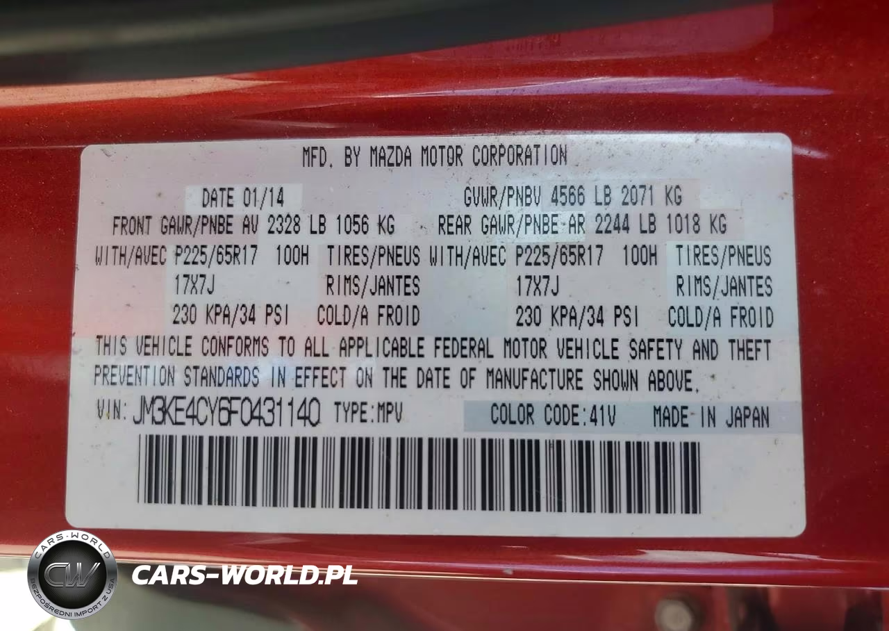 2015 Mazda Cx-5 Touring VIN:JM3KE4CY6F0431140 - 14