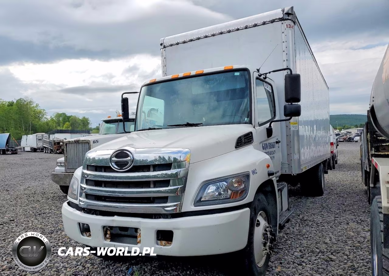 2018 Hino 268 Box Truck VIN:5PVNJ8JV0J4S67046 - 2