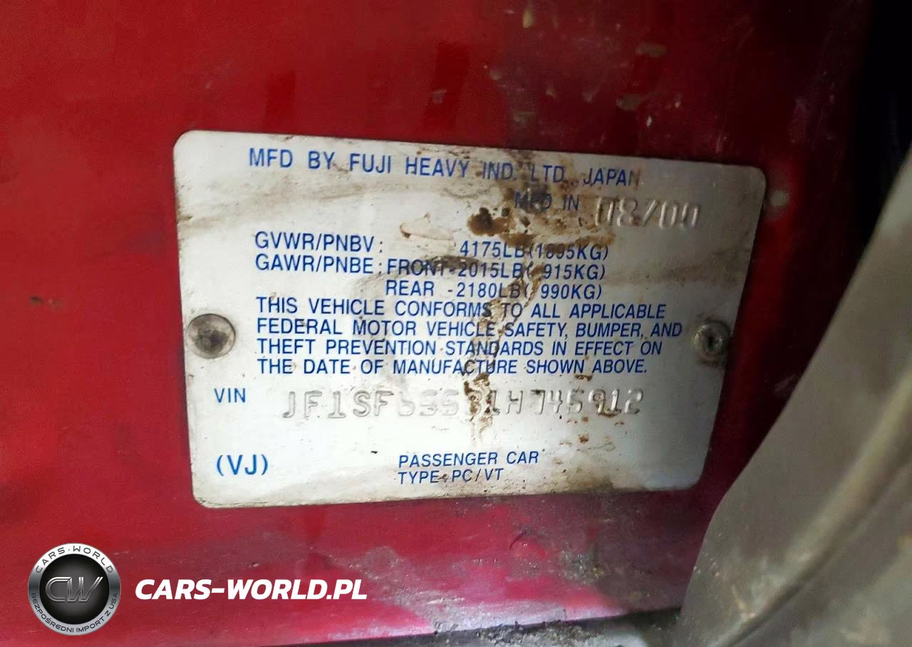 SUBARU FORESTER S VIN:JF1SF65581H745912 - 13