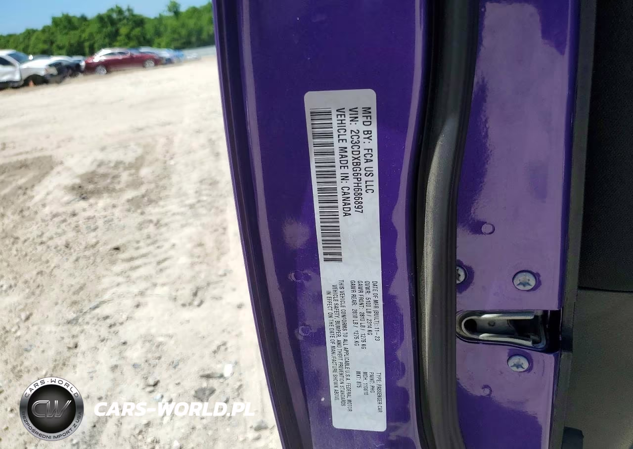 2023 Dodge Charger Sxt VIN:2C3CDXBG6PH686897 - 12