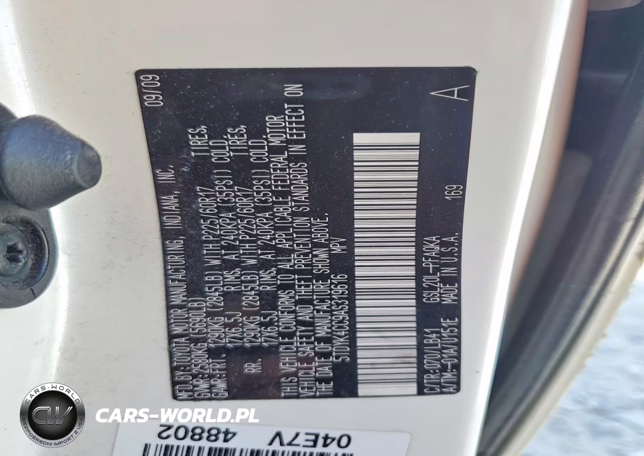 2010 Toyota Sienna Xle VIN:5TDYK4CC9AS319616 - 14