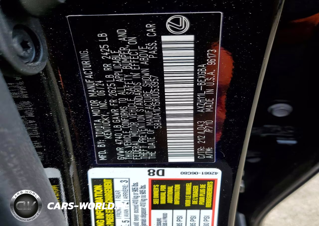 2024 Lexus Es 300H Base VIN:58ADA1C15RU053957 - 12