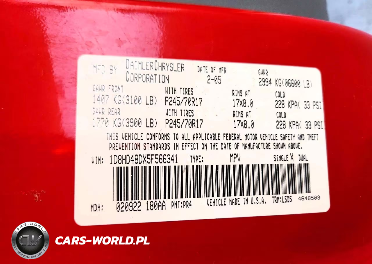 2005 Dodge Durango Slt VIN:1D8HD48DX5F566341 - 12