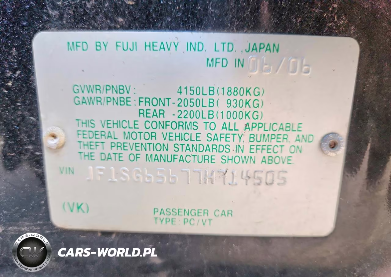 2007 Subaru Forester 2.5X Premium VIN:JF1SG65677H714505 - 13