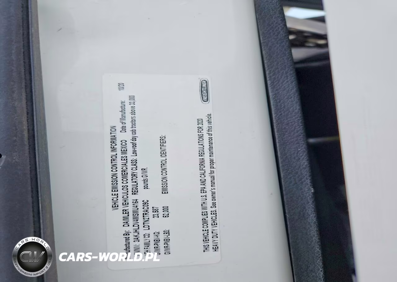 2021 Freightliner Cascaia126 VIN:3AKJHLDV4MSMU4164 - 10