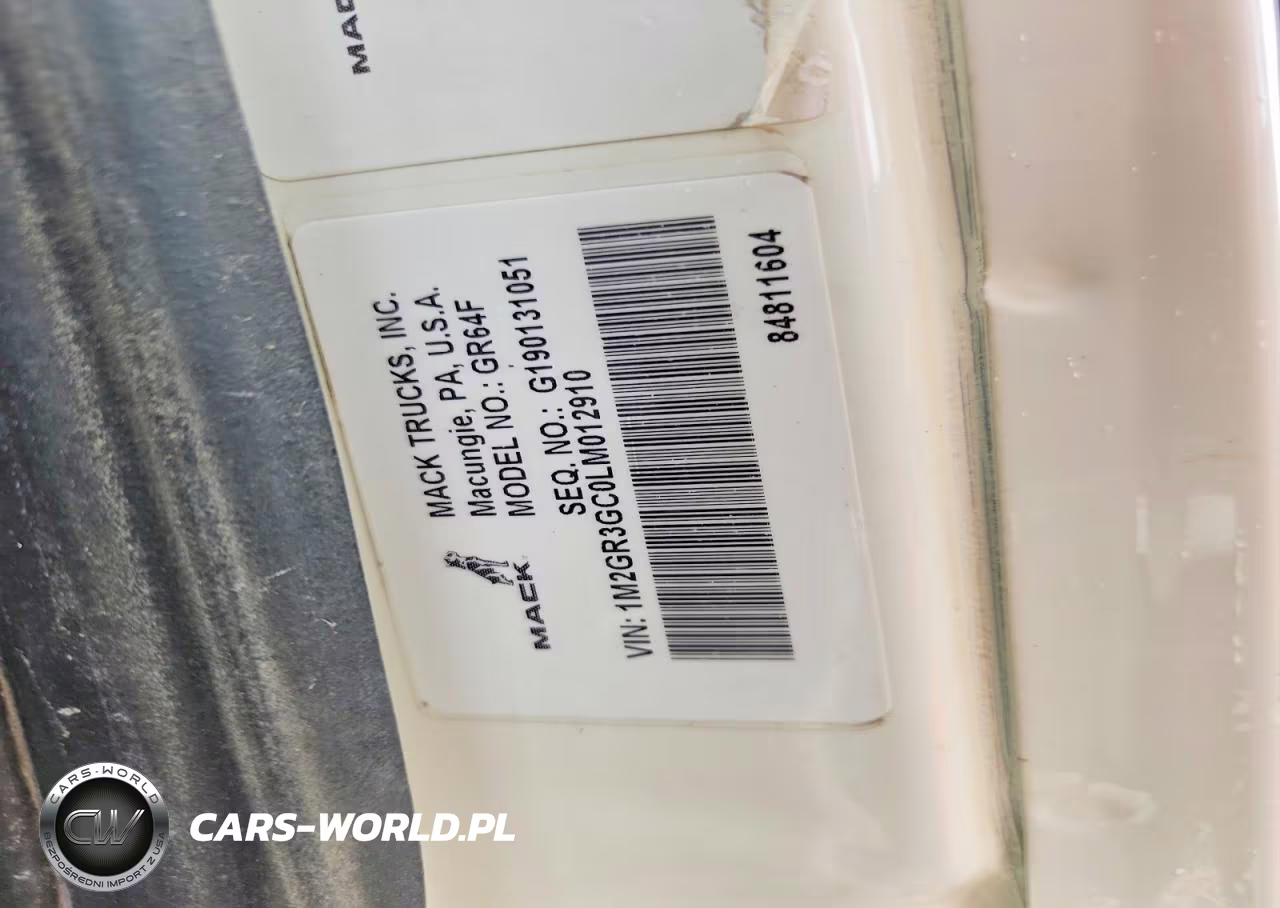 2020 Mack Granite VIN:1M2GR3GC0LM012910 - 10