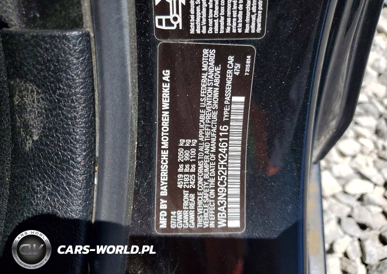 2015 BMW 428 Xi VIN:WBA3N9C52FK246116 - 12