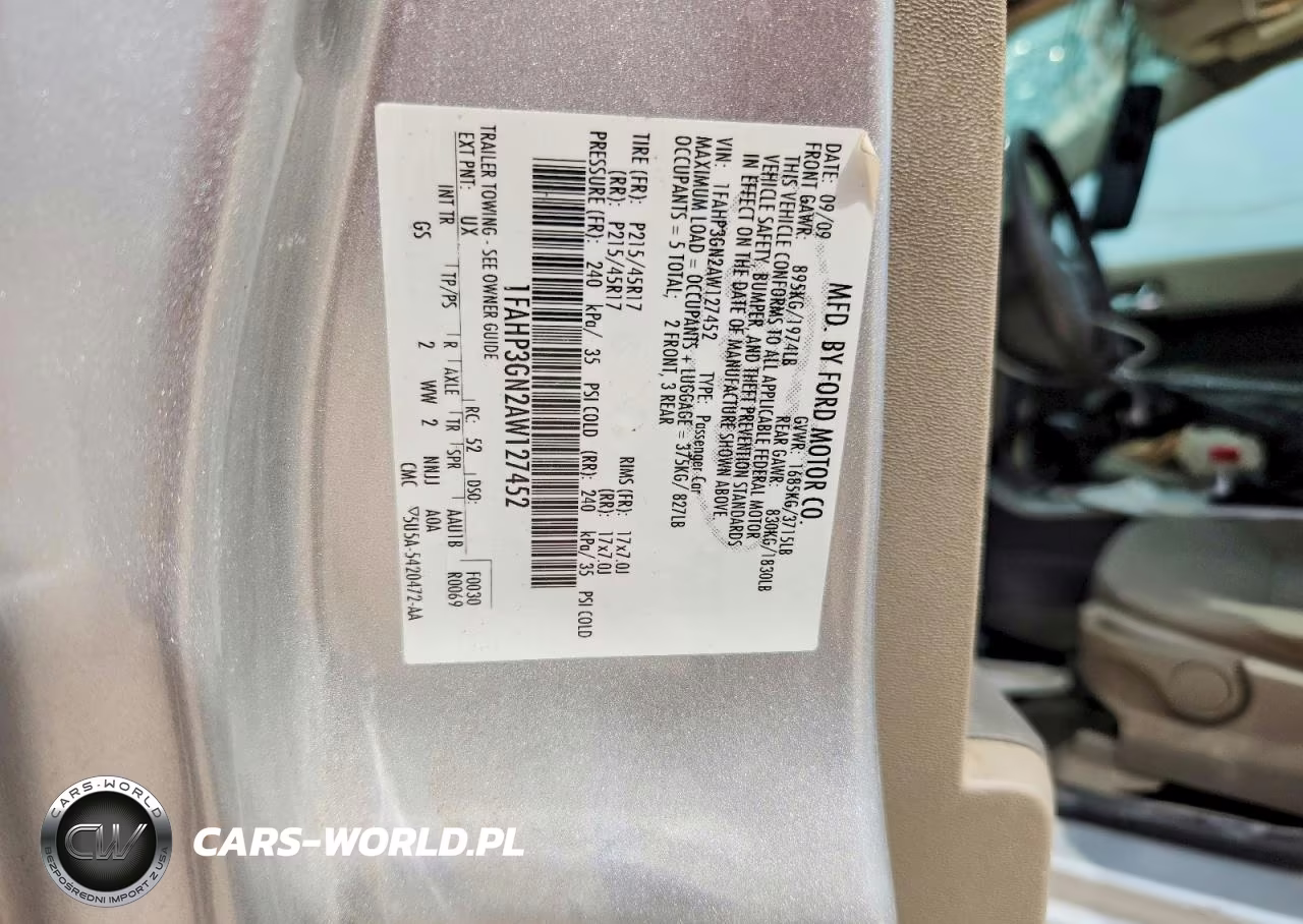 2010 Ford Focus Ses VIN:1FAHP3GN2AW127452 - 12