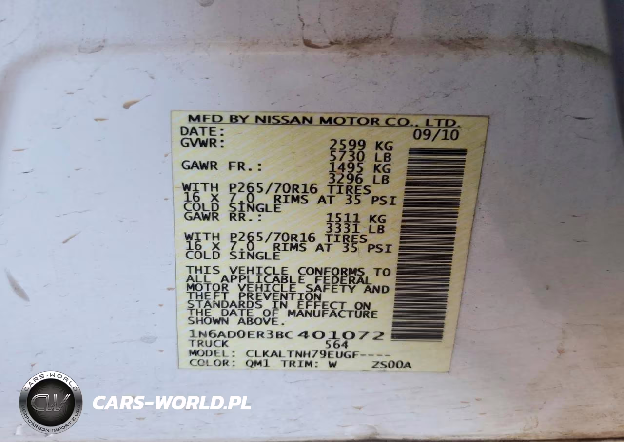 2011 Nissan Frontier S VIN:1N6AD0ER3BC401072 - 12