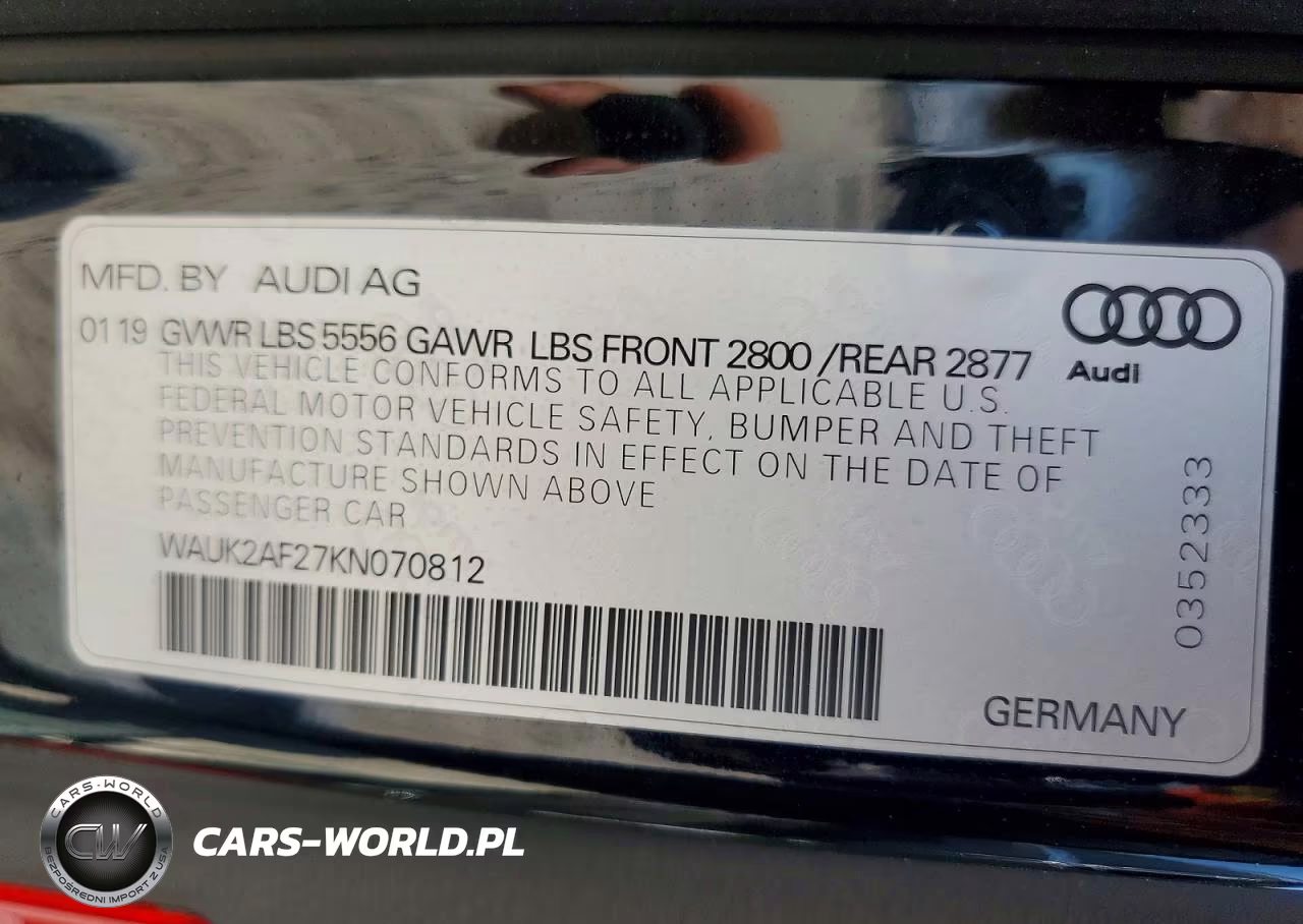 2019 Audi A6 Premium VIN:WAUK2AF27KN070812 - 12