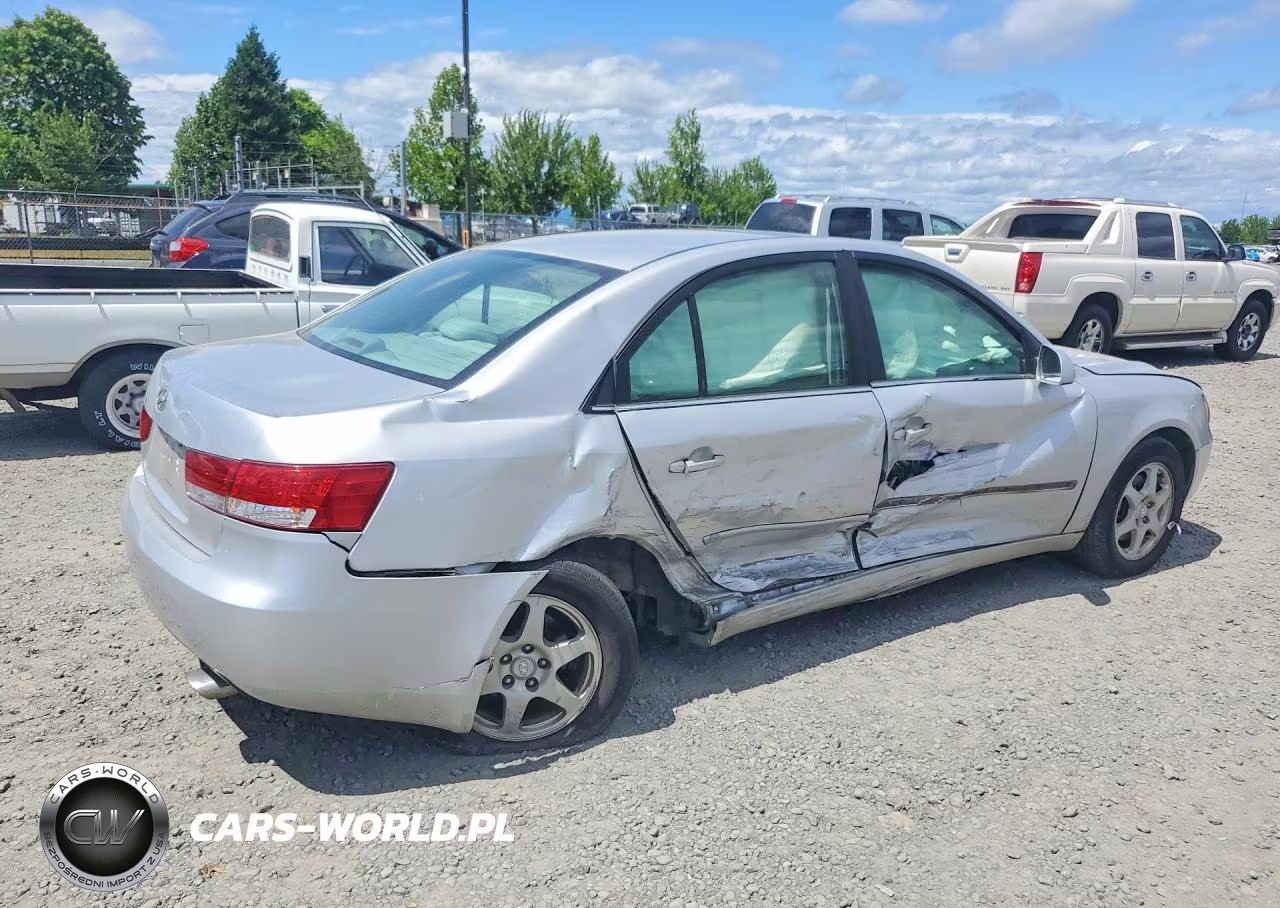 2006 Hyundai Sonata Gls V6 VIN:5NPEU46F46H046441 - 3