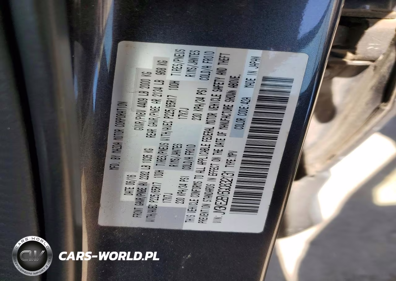 2016 Mazda Cx-5 Sport VIN:JM3KE2BY6G0832131 - 12
