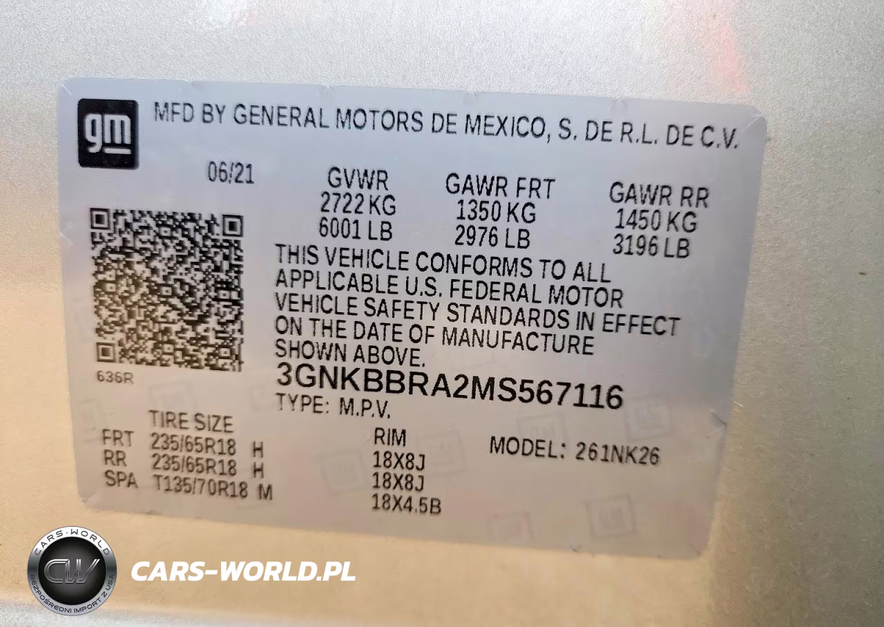 2021 Chevrolet Blazer 1Lt VIN:3GNKBBRA2MS567116 - 14
