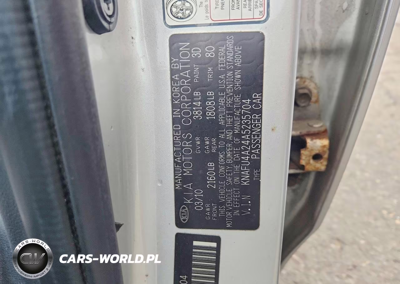 2010 Kia Forte Ex VIN:KNAFU4A24A5235704 - 12