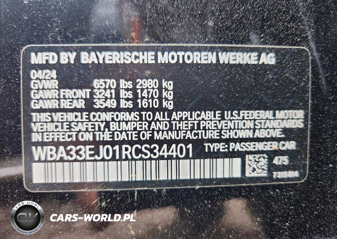 2024 BMW 760 Xi VIN:WBA33EJ01RCS34401 - 12