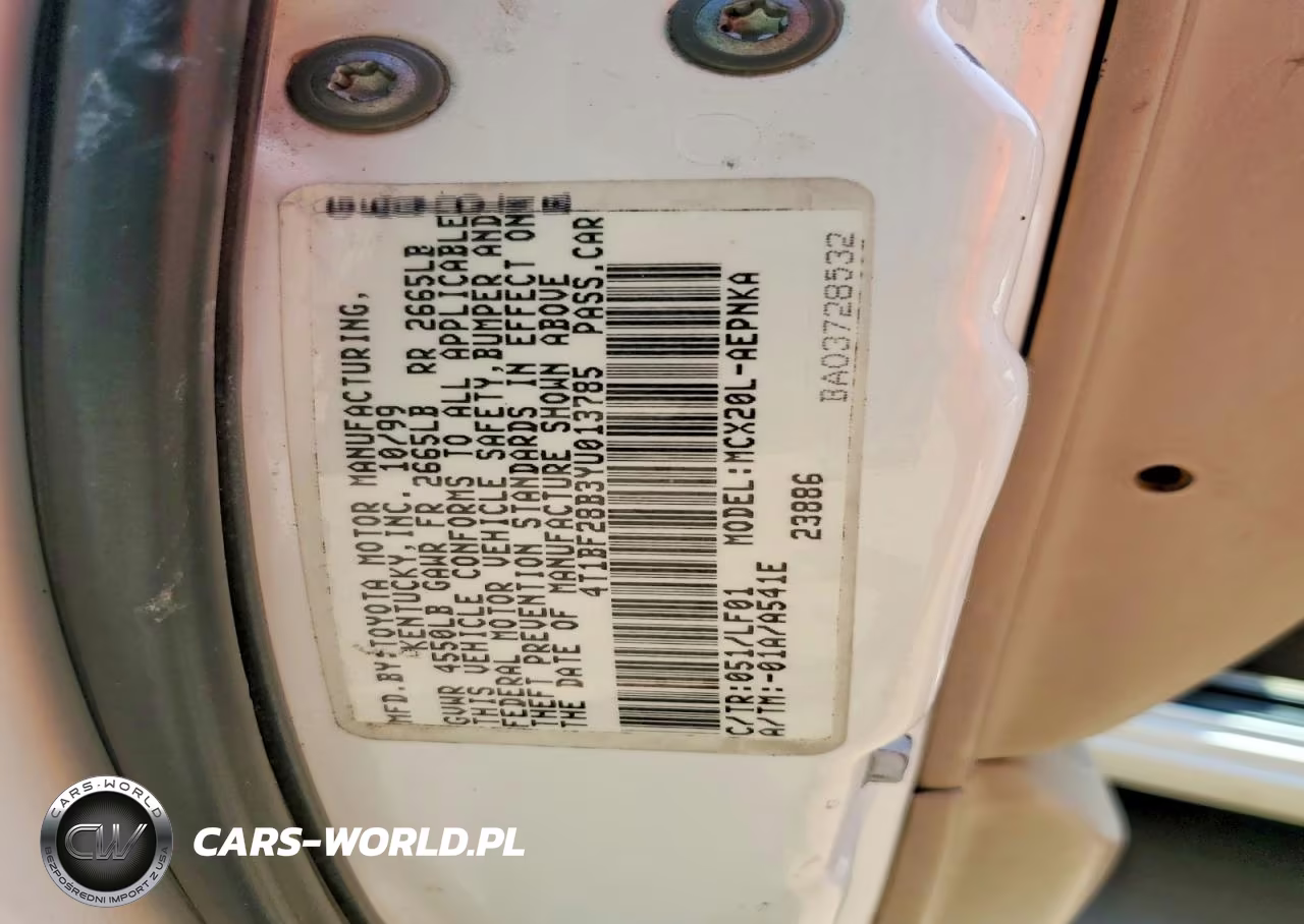 2000 Toyota Avalon Xl VIN:4T1BF28B3YU013785 - 12