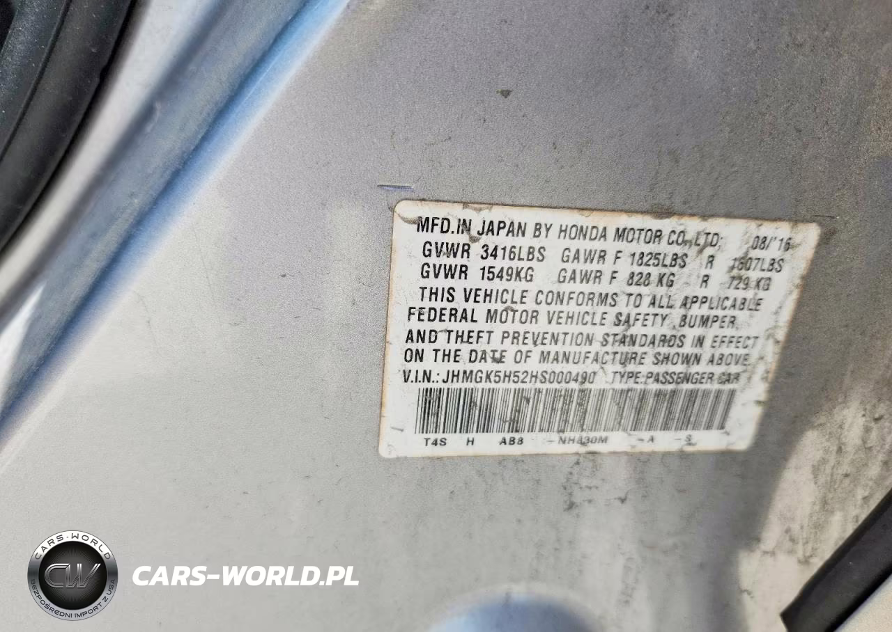 2017 Honda Fit Lx VIN:JHMGK5H52HS000490 - 12